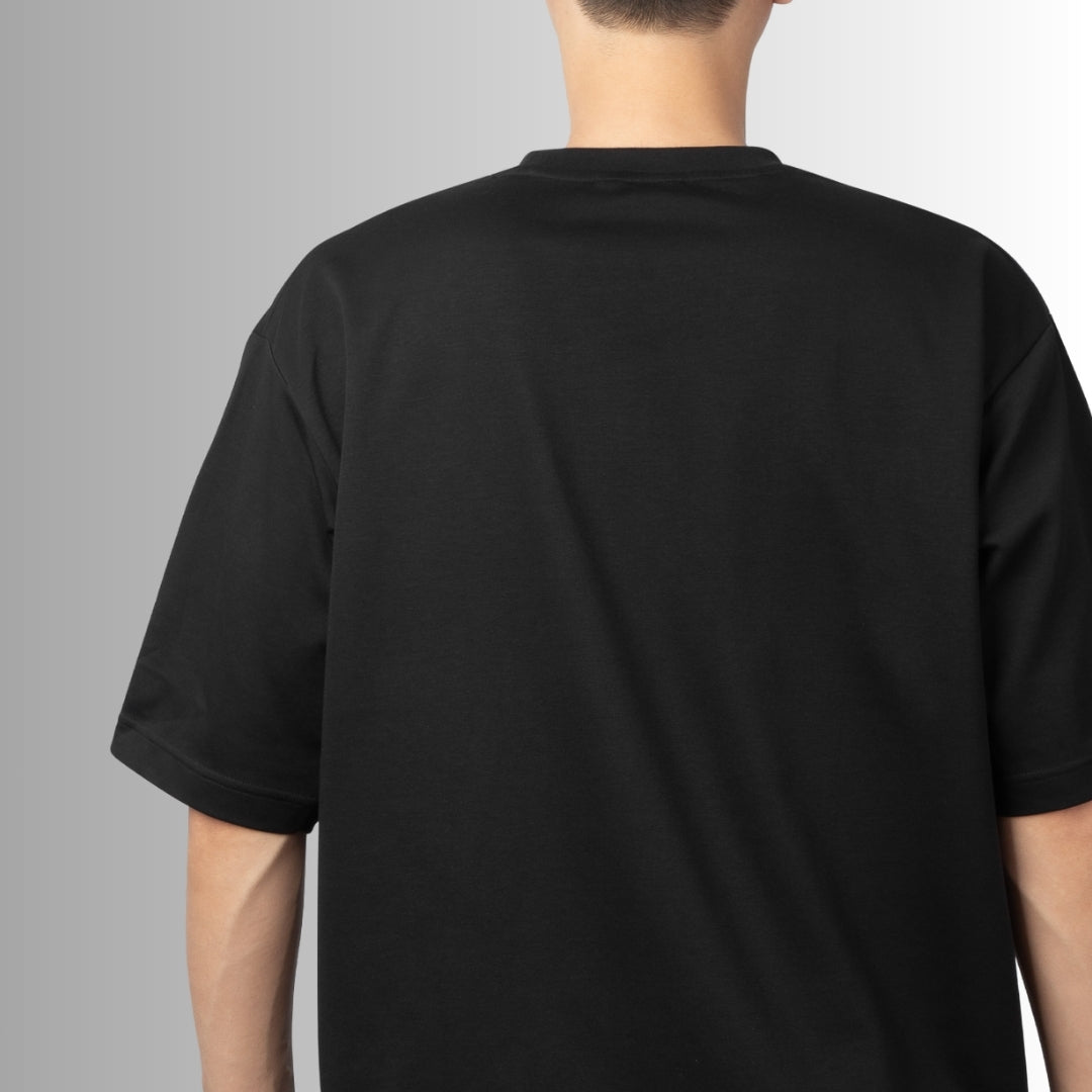 T Shirt Manga Corta Pantera Rosa Lentes/Negro