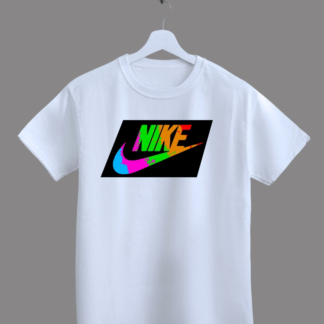 T Shirt Manga Corta Nike Tennis Arte Acuarela/Blanco