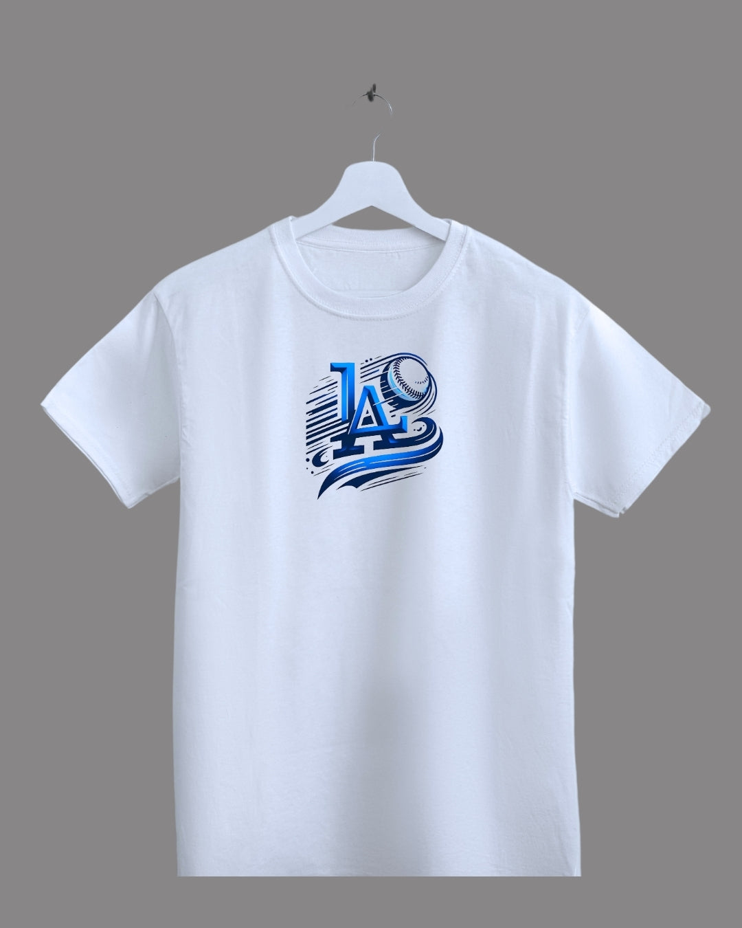 T Shirt Manga Corta Casco Azul LA Dodgers