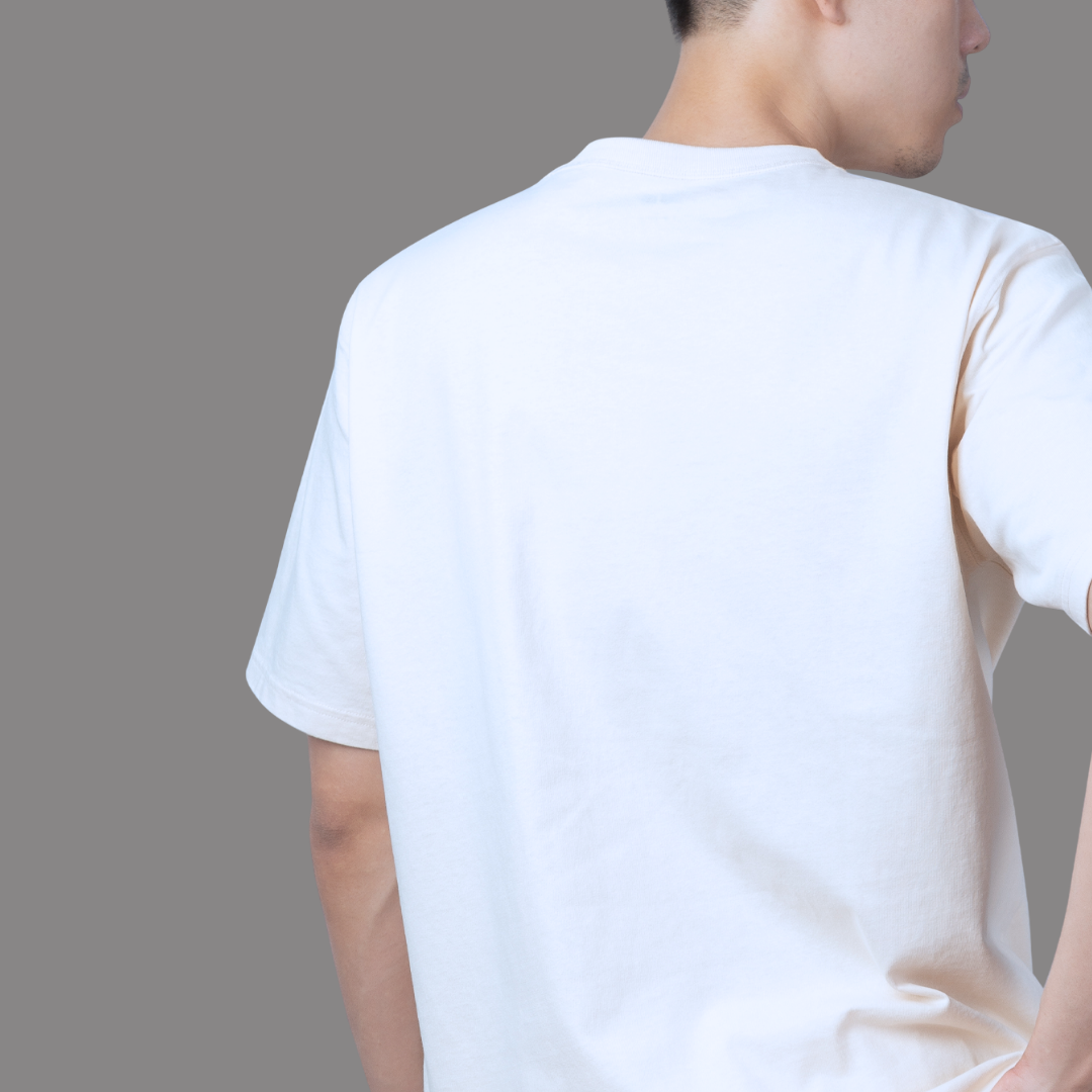 T Shirt Manga Corta Clásica Lisa Blanca
