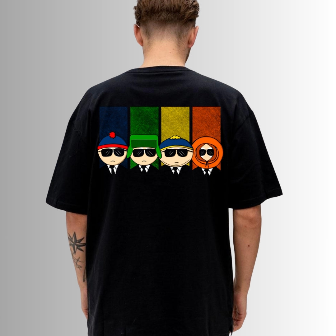 T Shirt Manga Corta South Park Con lentes
