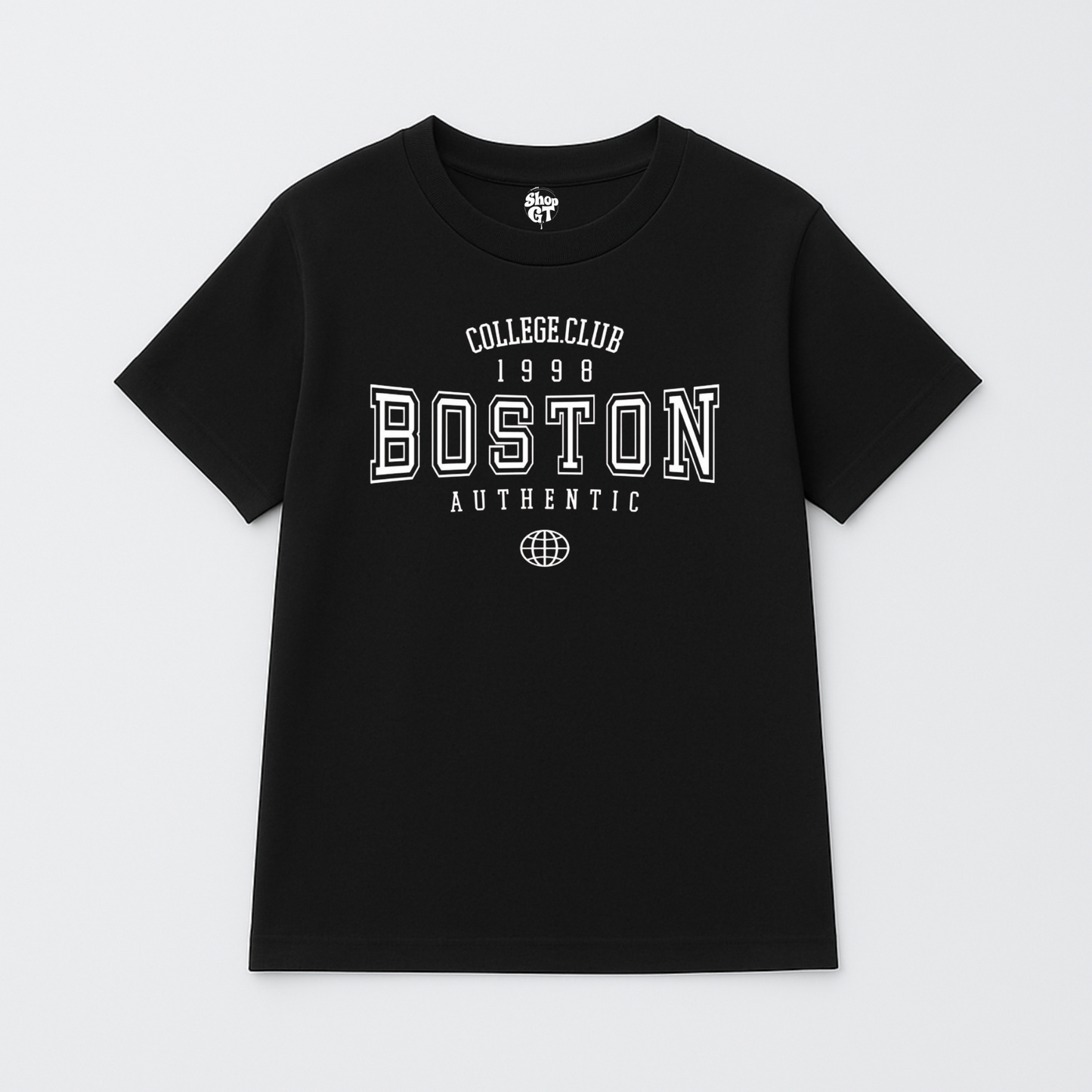 T Shirt Manga Corta California Boston Hombre
