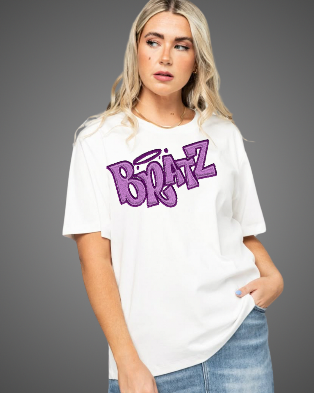 T Shirt Manga Corta Efecto Bordado | Bratz Edition