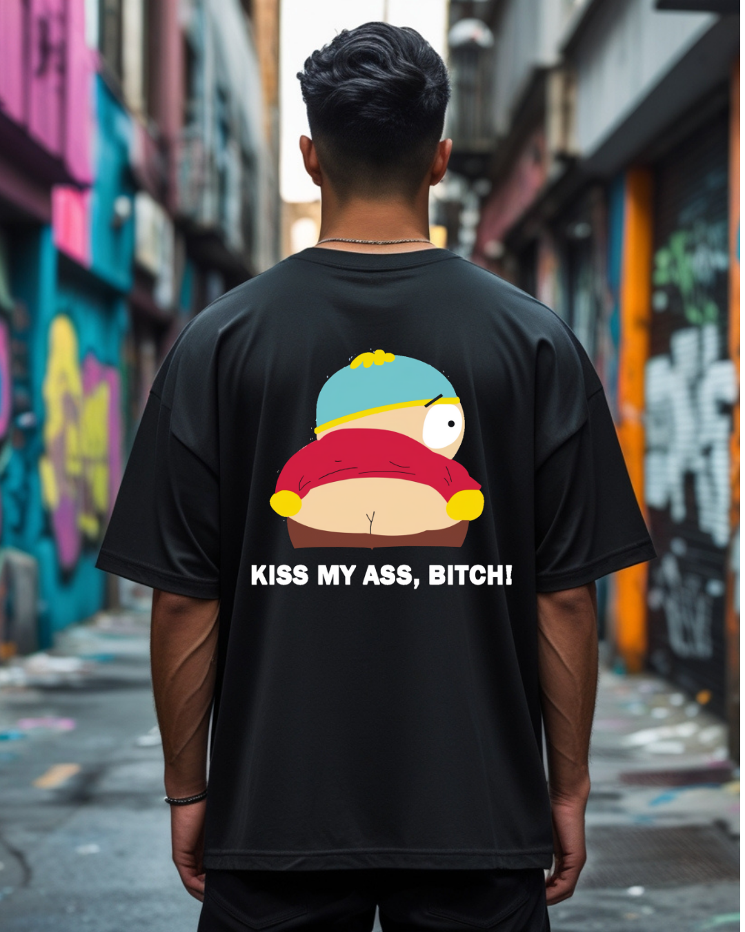 T Shirt Manga Corta South Park | Kiss My As* B*tch (Unisex)