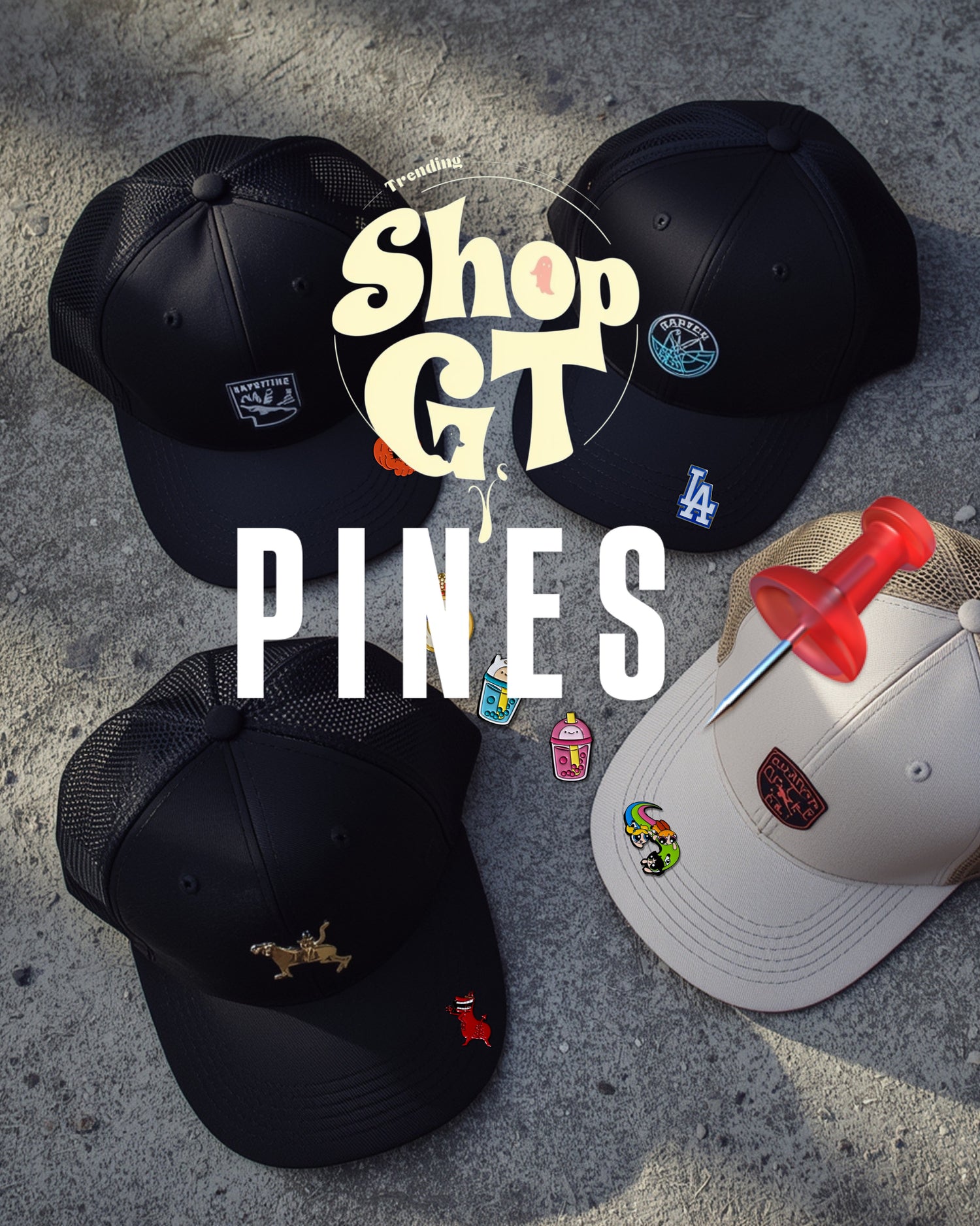 Pines y Extras 📌🧢