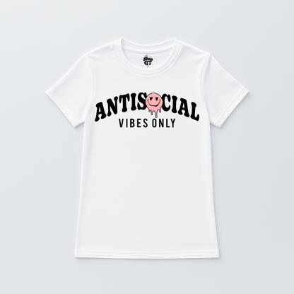 T Shirt Manga Corta Vibes Only | Anti Social Club Edition