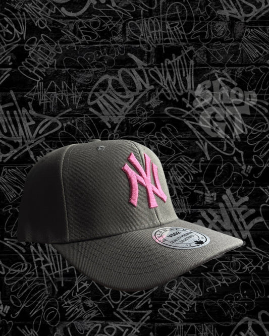 Gorra NY Para Dama Semi-Curva Ajustable