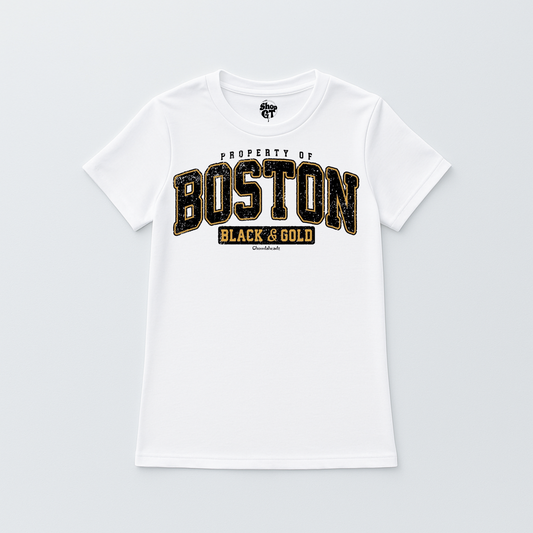T Shirt Boston Manga Corta Boston B&G