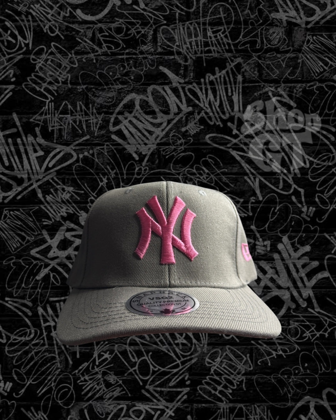 Gorra NY Para Dama Semi-Curva Ajustable