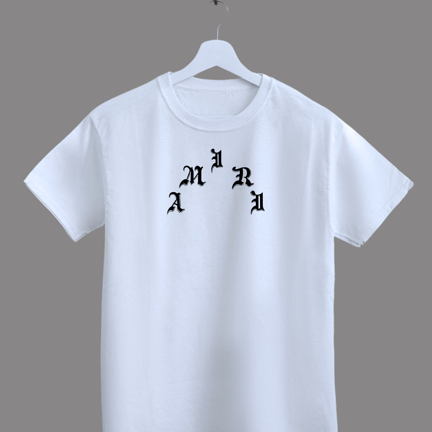 T Shirt Manga Corta Amiri Ángel Pasamontañas