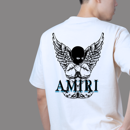 T Shirt Manga Corta Amiri Ángel Pasamontañas