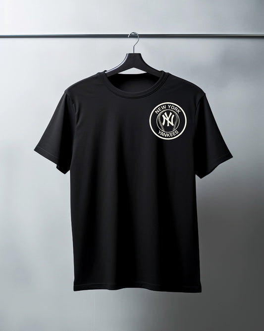T Shirt Manga Corta NY Yankees Logo Espalda