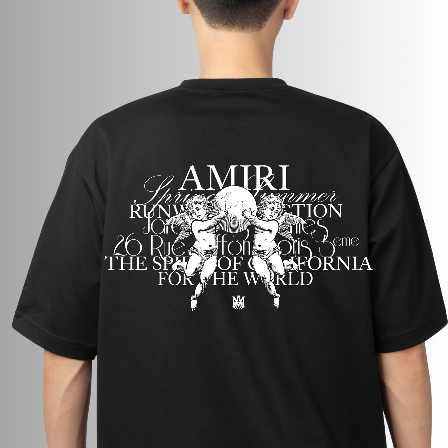 T Shirt Manga Corta Amiri Angels World