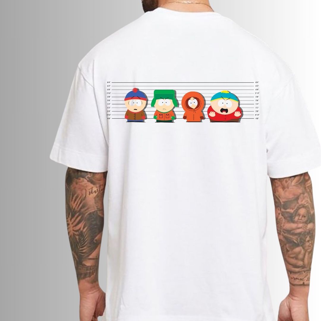T Shirt Manga Corta Diseño 4 Lineas | South Park Edition