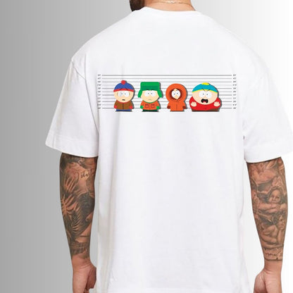 T Shirt Manga Corta Diseño 4 Lineas | South Park Edition