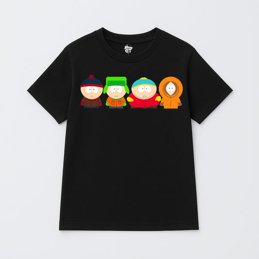 T Shirt Manga Corta Elenco Completo | South Park Edition