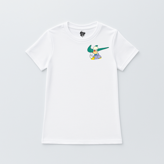 T Shirt Manga Corta Nike Krusty El Payaso/Blanco