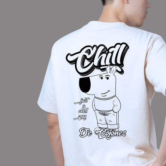 T Shirt Manga Corta Chill BN