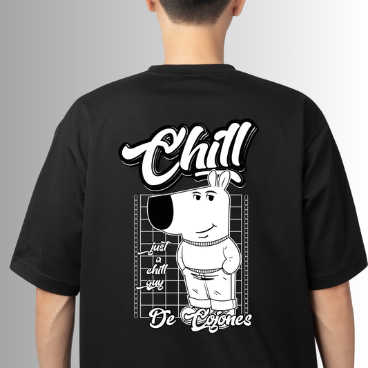 T Shirt Manga Corta Chill BN