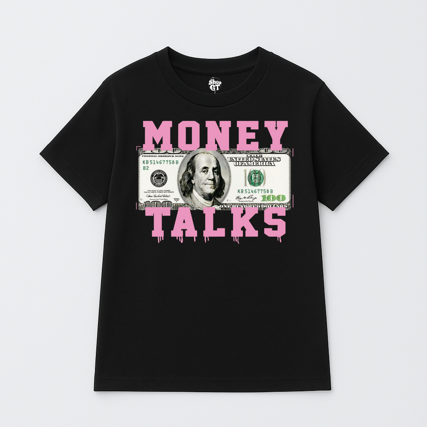 T Shirt Manga Corta Money Talks