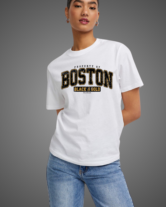 T Shirt Boston Manga Corta Boston B&G