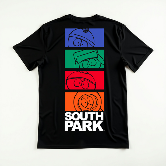 T Shirt Manga Corta Personajes Vertical | South Park Edition