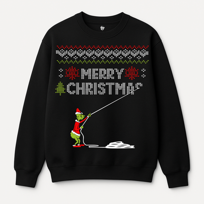 Hoodie Corte Oversize Grinch | Ugly Edition