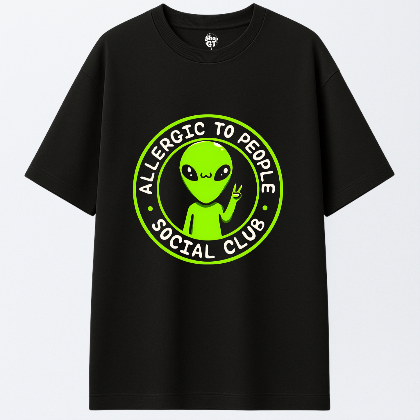 T Shirt Manga Corta Oversize Alergic to People | Anti Social Club Edition