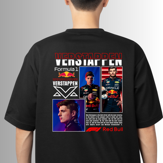 T Shirt Manga Corta Max Verstappen Red Bull