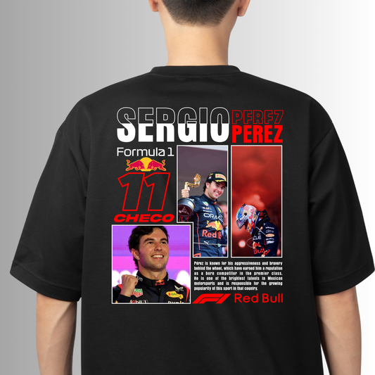 T Shirt Manga Corta F1 Sergio Pérez Red Bull
