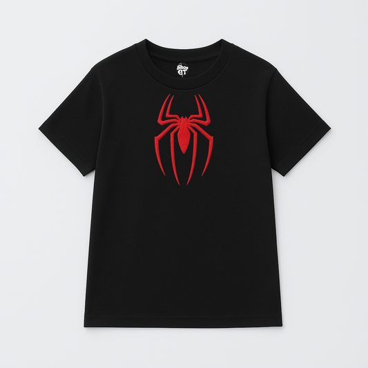 T Shirt Manga Corta Spiderman Efecto Bordado | Marvel Edition
