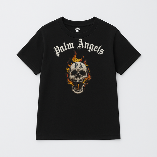 T Shirt Manga Corta Calavera | Palm Angels Edition