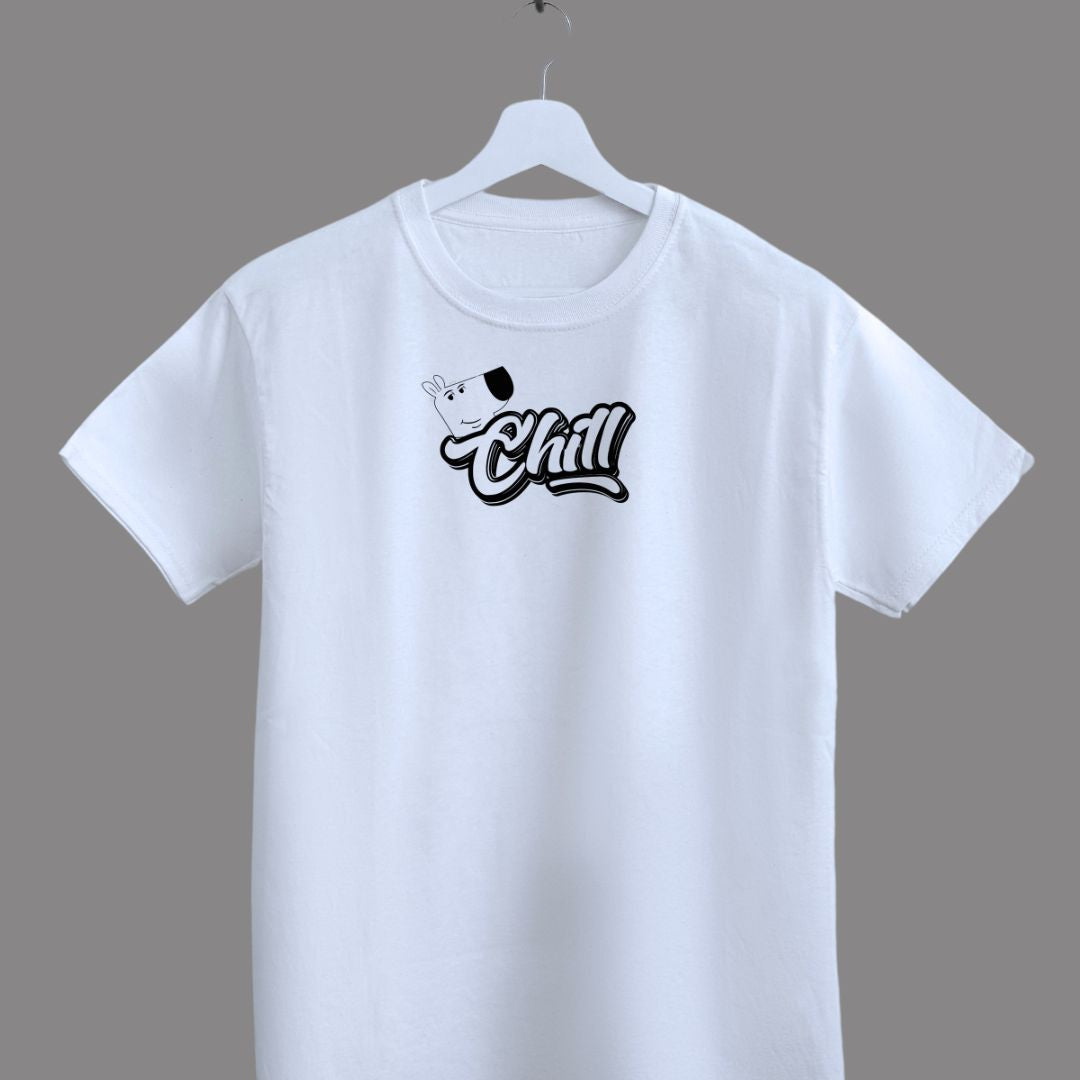 T Shirt Manga Corta Chill BN