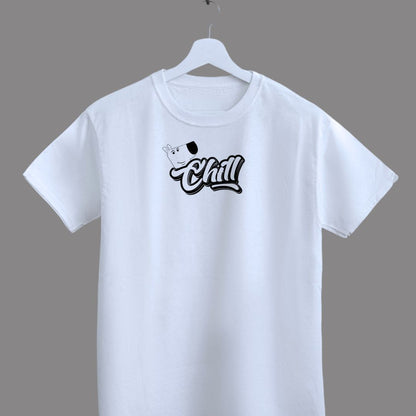 T Shirt Manga Corta Chill BN