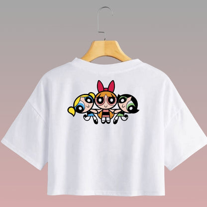 Crop Top Manga Corta Chicas Superpoderosas 3
