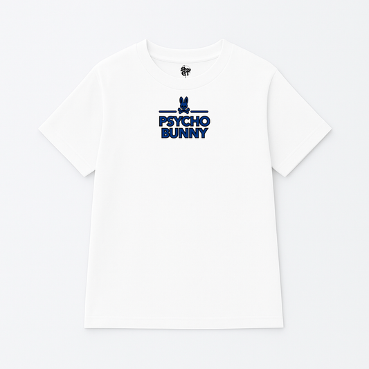 T Shirt Manga Corta Logo Azul | Psycho Bunny Edition
