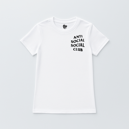T Shirt Manga Corta Calavera | Anti Social Club Edition