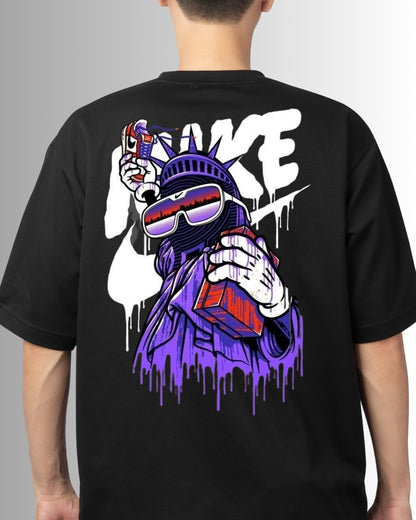 T Shirt Manga Corta Nike Estatua Libertad Morada