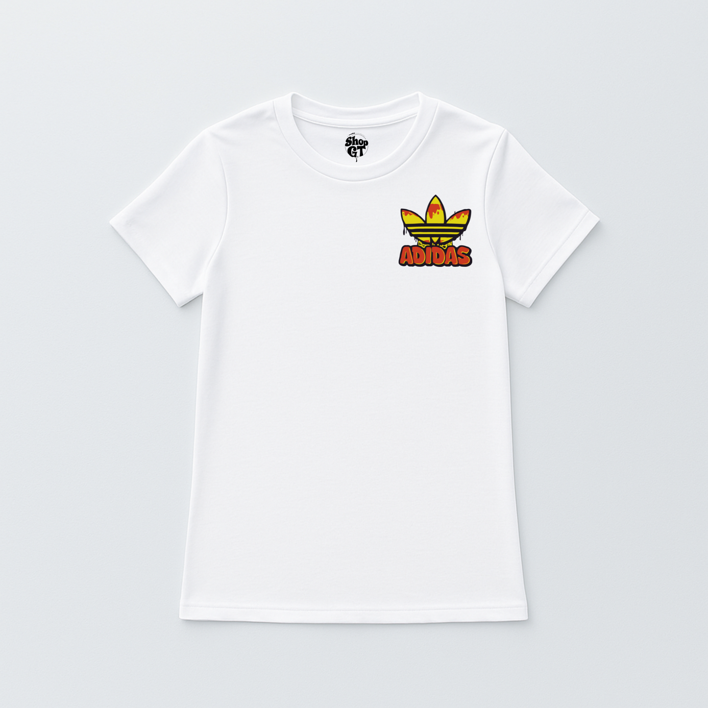 T Shirt Manga Corta Básica Yellow and Red | Adidas Collection