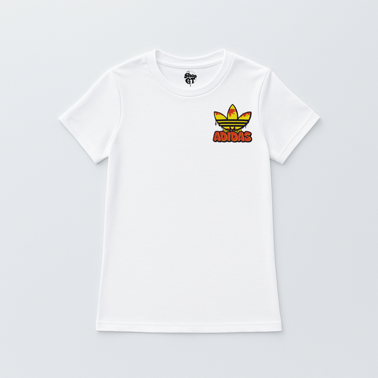 T Shirt Manga Corta Básica Yellow and Red | Adidas Collection