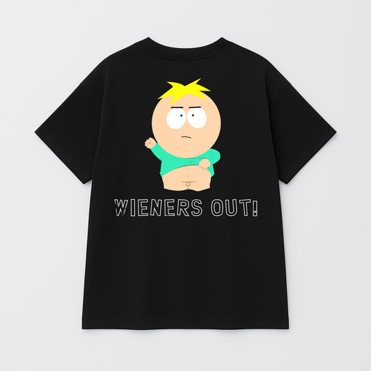 T Shirt Manga Corta Butters Wieners out! | South Park Edition